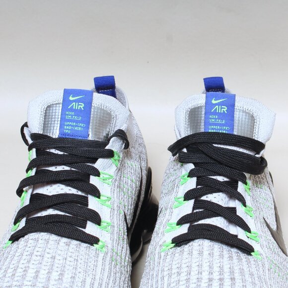 Nike Air VaporMax Flyknit 3 Cushion Sneakers Mens Size 11 Green & Black - Picture 5 of 9